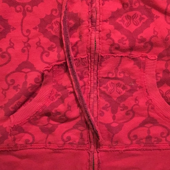 Pink/red zip up hoodie - Picture 3 of 3